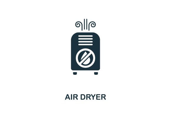 Air Dryer Icon: Simple Design for Modern Projects