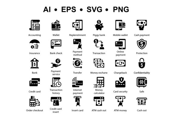 Banking Icons: Design Tools for Visual Clarity