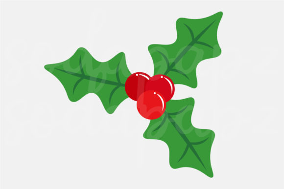 Classic Christmas - Mistletoe Design Element