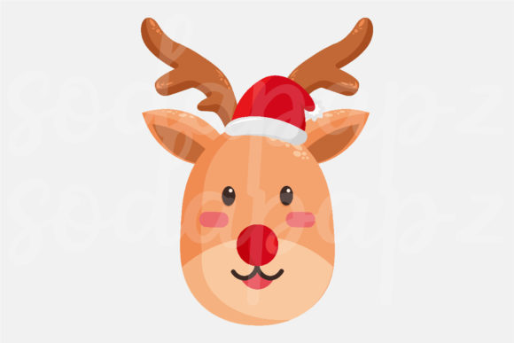 Classic Christmas - Rudolph Reindeer: A Timeless Design for Modern Creative Needs