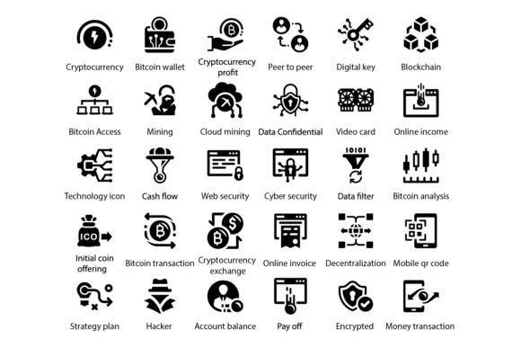 Enhancing Digital Design with Cryptocurrency Icons: A Visual Asset for Modern Projects