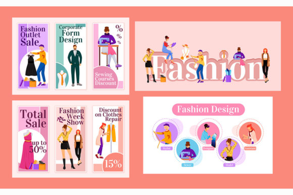 Fashion Flat Vector Templates for Every Creator