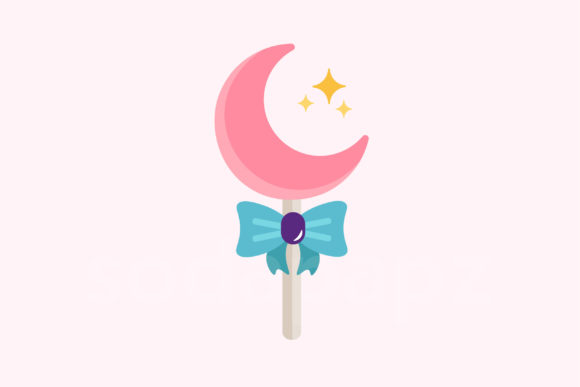 Sweet Deluxe Moon Popsicle Icon