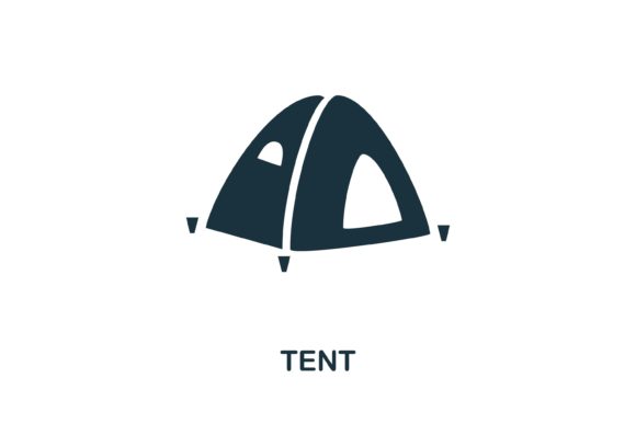 Tent Icon: Elevating Design with Visual Simplicity