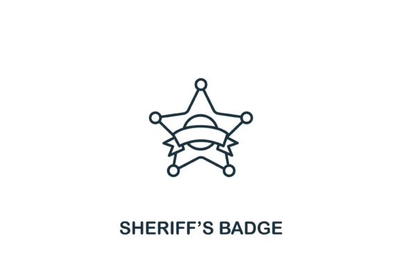 Unlocking the Power of the Sheriff S Badge Icon from USA Collection in Modern Design