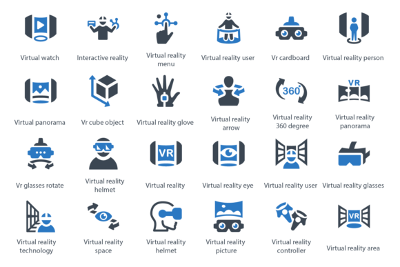 Virtual Reality Icons: Enhancing Design with Precision and Clarity