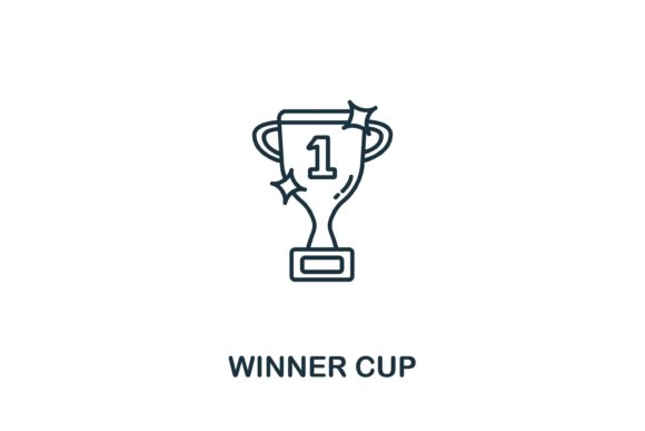 Winner Cup Icon from Success Collection: A Versatile Design Asset